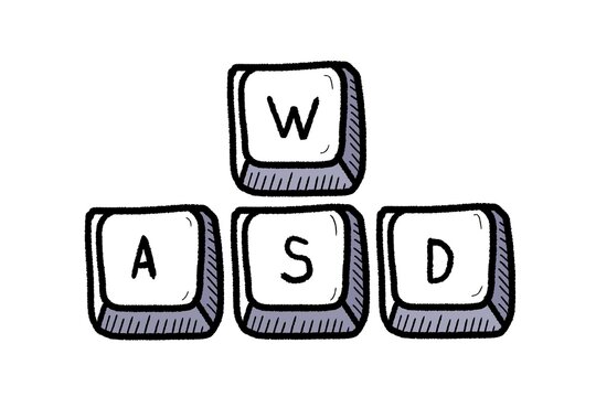 WASD keys